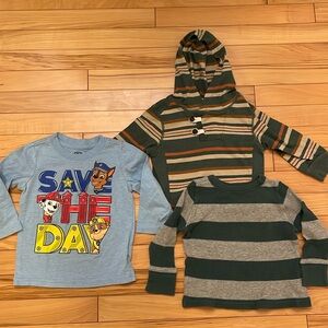 Lot of 18 month long sleeve shirts